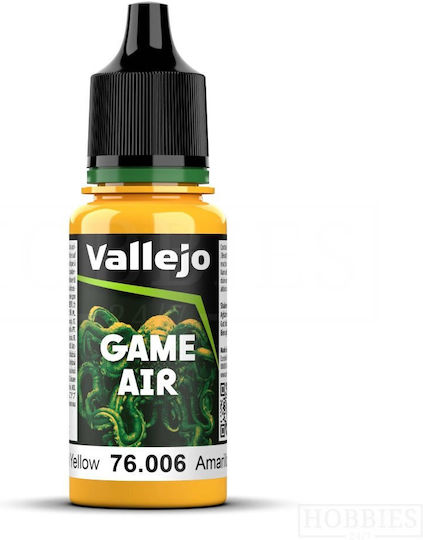 Acrylicos Vallejo Χρώμα Μοντελισμού Sun Yellow 18ml