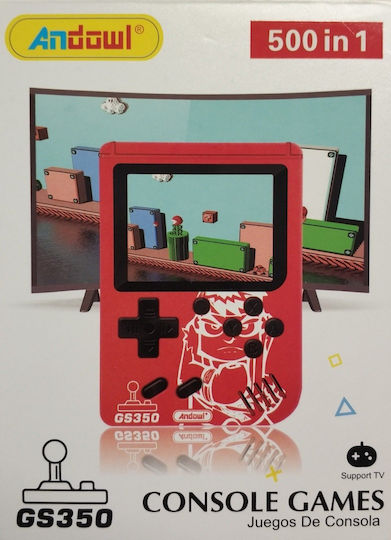 Andowl Gs350 Electronic Children's Handheld Console Black