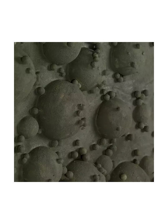 Decorative Embossed Green Panel MDF 60x6x60 cm