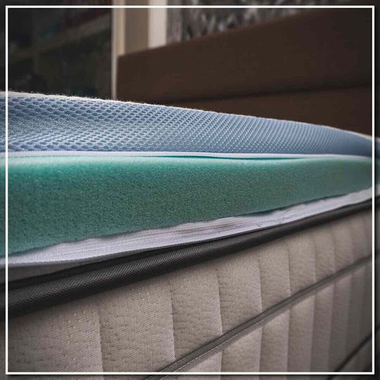 Klikareto Ανώστρωμα Cool Gel Μονό Memory Foam 90x190x4εκ.