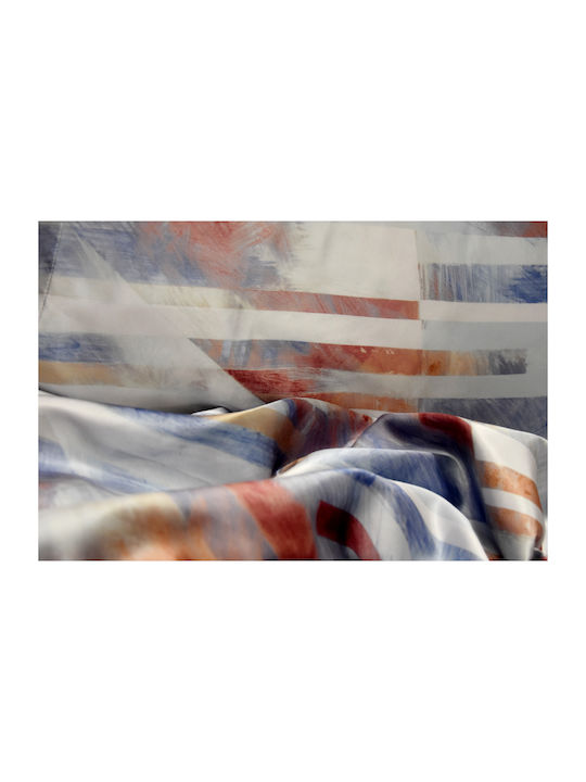 Decotelia Σετ Κουβερλί Υπέρδιπλο Γκρι-μπλε 220x240cm 3τμχ