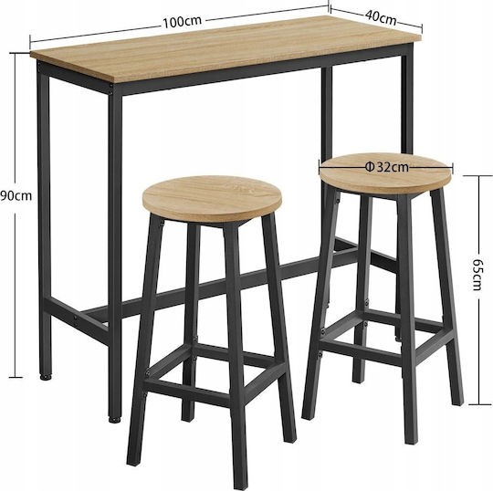 Esszimmer 3Stück 80x80cm