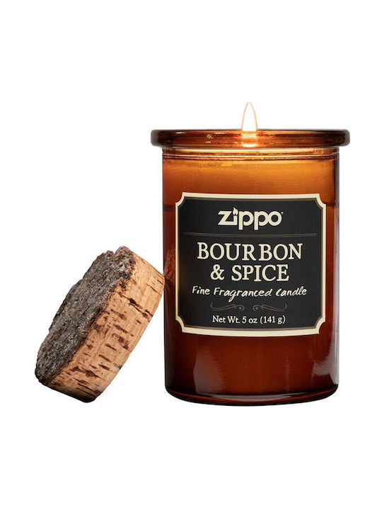 Zippo Aromatisches Kerze in Gefäß mit Parfüm Bourbon & Gewürz 141gr