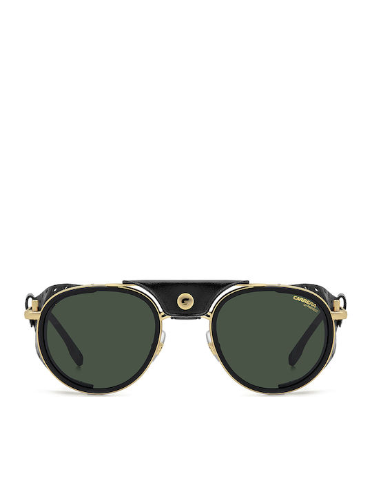 Carrera Sport Unisex Sunglasses with Gold Frame and Grey Lenses 05/S AOZ/QT