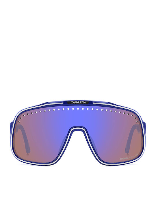 Carrera Unisex Ochelari De Soare Cu Ramă Din Plastic Albastră Și Lentile Gri Sport 02/S XW0/ZS