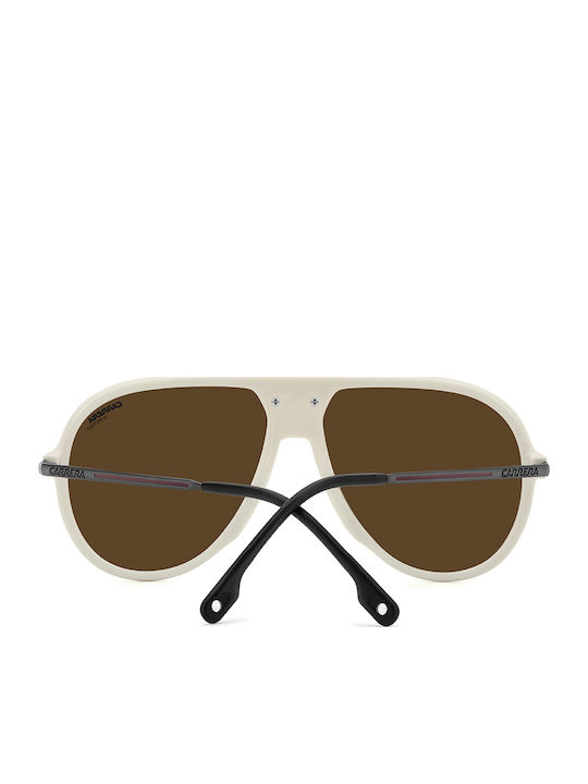 Carrera Sport Unisex Sunglasses with White Frame and Grey Lens 06/S SZJ/T4