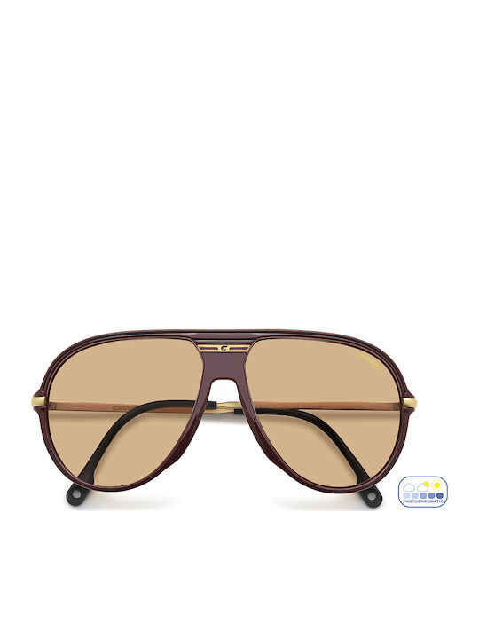 Carrera Sport Unisex Ochelari De Soare Cu Ramă Burgundă Și Lentile Gri 06/S LHF/N8