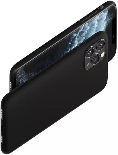 3MK Matt Back Cover Σιλικόνης 1.2mm Μαύρο (Motorola Edge 40 Neo)