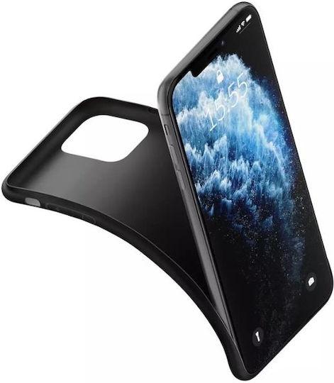 3MK Matt Back Cover Σιλικόνης 1.2mm Μαύρο (Motorola Edge 40 Neo)