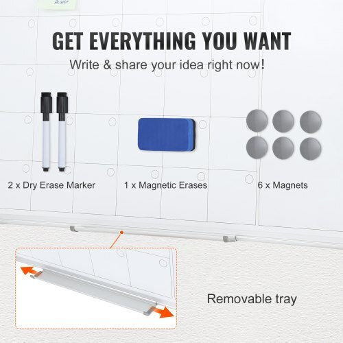 Vevor Magnetic Hanging Dry Erase Board 36x24cm