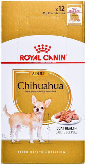 Royal Canin Adult Chihuahua Wet Food Dogs in Pouches with Poultry and Rice 12x85gr 1755010