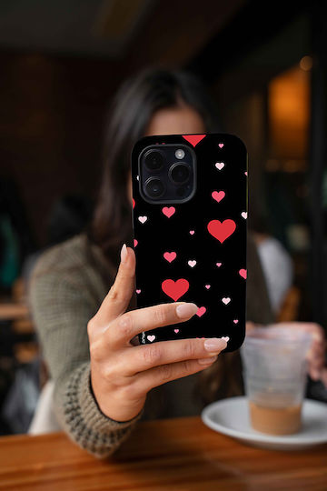 Sonique Heart Series Case for Apple iPhone 7 iPhone 8 iPhone SE 2020 iPhone SE 2022 Black