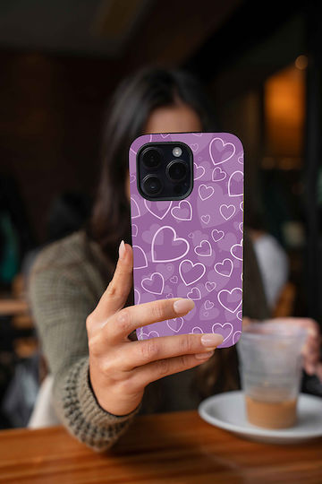 Sonique Heart Series Case for Apple iPhone 7 iPhone 8 iPhone SE 2020 iPhone SE 2022 Violet