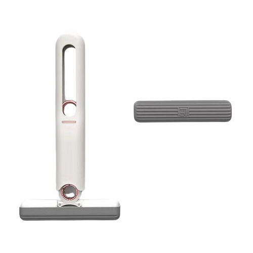 Hand Mop Automatic Liquid Self-stopping System Cleaning Windows Furniture Multisurfaces Removes Water Dust Hair Dirt 2 Sponges Included In Package Origin