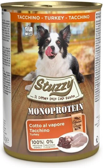 Stuzzy Agras Pet Foods Wet Food Dogs in Cans with Lamb Grain-Free & Gluten-Free 400gr