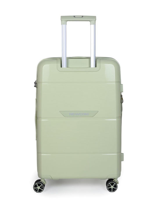 Newcom Reisekoffer Hartschalen Green mit 4 Räder Set 3Stück N1595