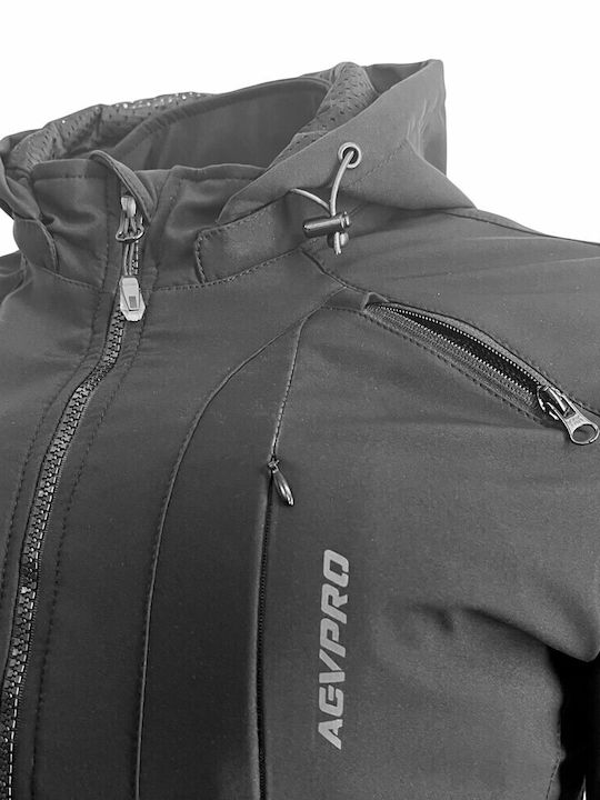 AGVpro Urbano-DR Softshell Femei Geacă 4 Sezoane Negru