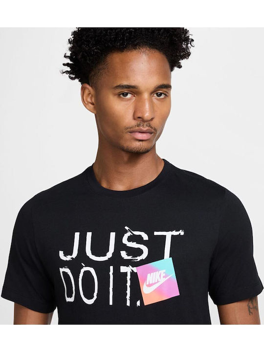 Just Do It Спортна тениска Черен