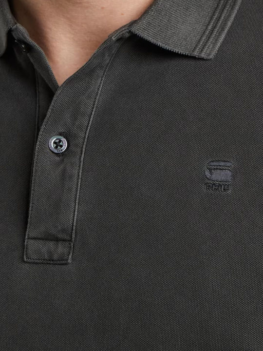 Dunda Overdyed Polo T-shirt Gray
