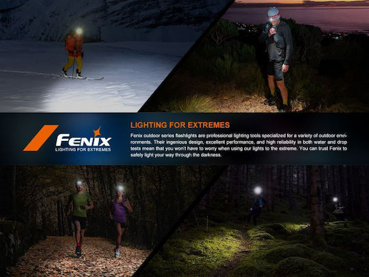 Fenix Φακός Κεφαλής LED IP68 με Μέγιστη Φωτεινότητα 300lm Hm23