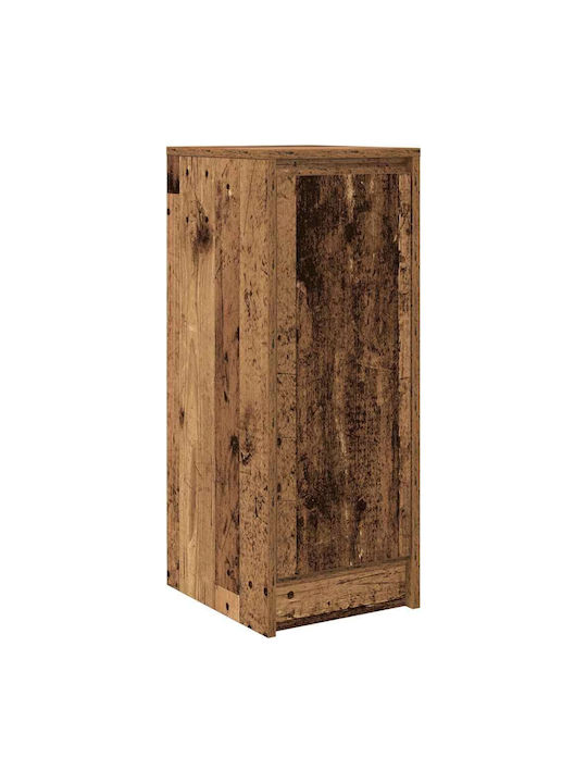 Sideboard Wooden with Drawers Brown 29.5x34x76cm