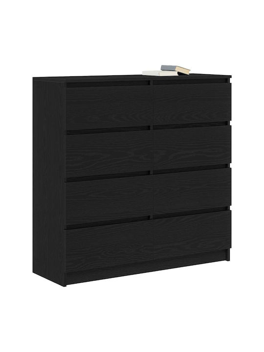 Sertar de Birou Negru 100x35x99cm