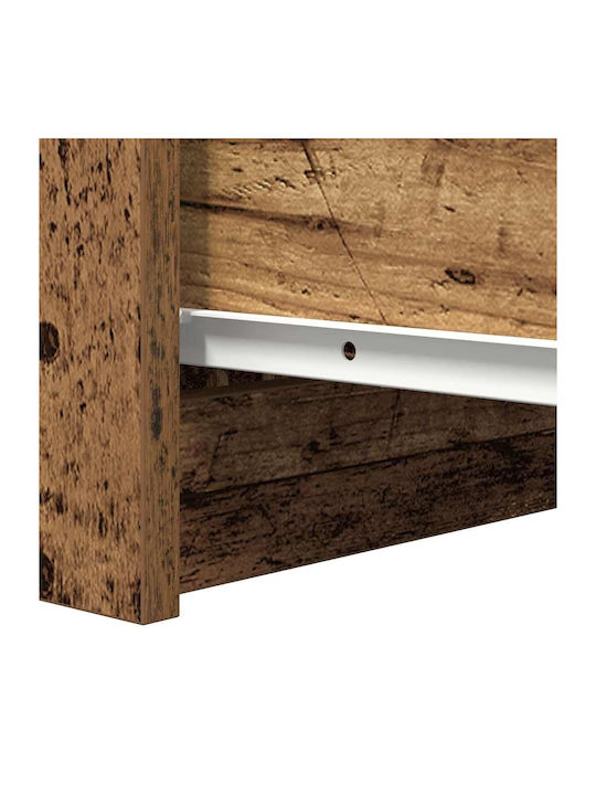 Office Storage Chipboard Cabinet Coffee L37.5xW35xH76cm