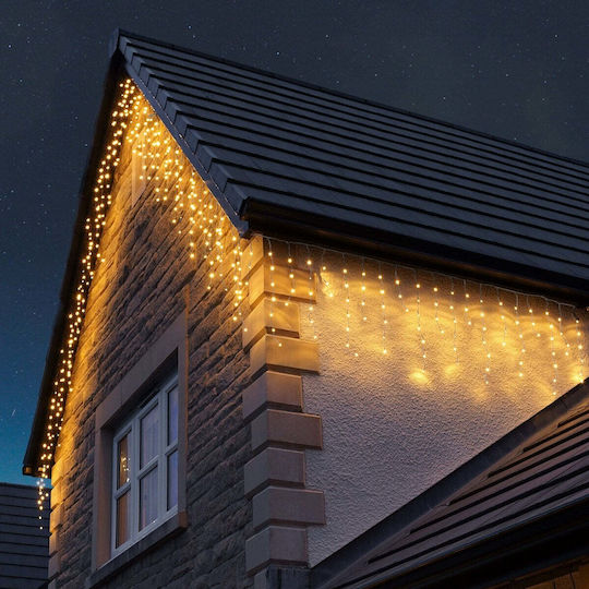 1200 Lichterketten LED 50m. Warmes Weiß Typ Regen 1Stück