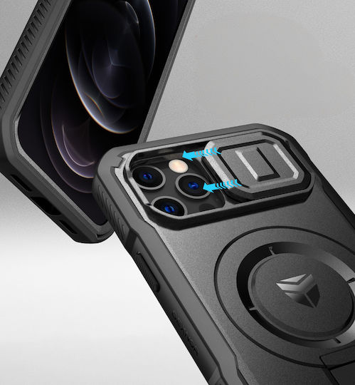 Dexnor Back Cover Μαύρο (iPhone 12)