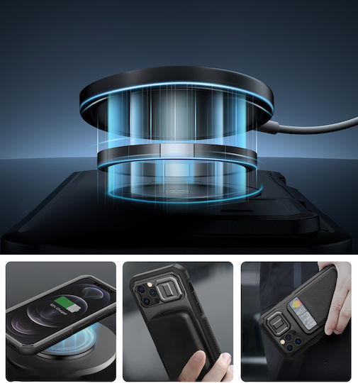 Dexnor Back Cover Μαύρο (iPhone 12)