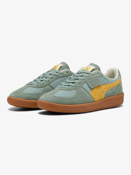 Puma Palermo Sneakers Green Moon-sunny Yellow