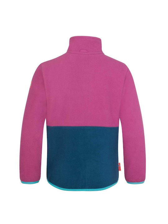 Kids Casual Short Coat with Hood Pink