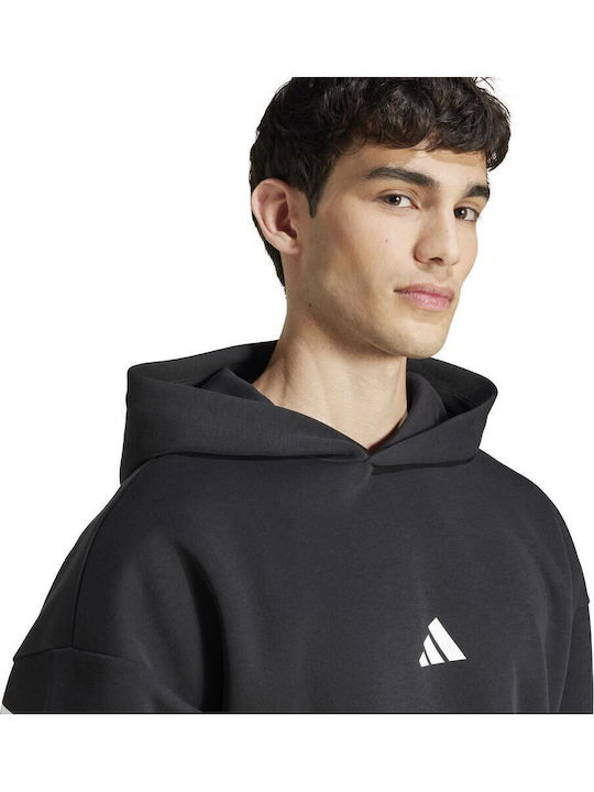 Future Icons 3-stripes Sweatshirt mit Kapuze Schwarz