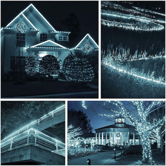 Țeavă luminată 144 Becuri 220V Alb rece 6m IP65