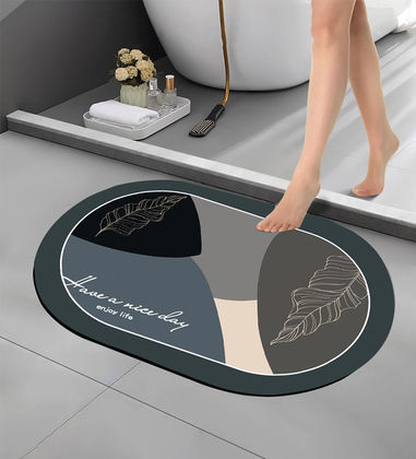 Home Use Αντιολισθητικό Πατάκι Μπάνιου HUH-0213 Πολύχρωμο 60x40εκ.