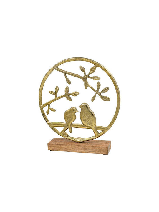 Păsări Decorative din Aluminiu Fylliana 3280 Bază din Lemn Culoare Argintie 25x5x23cm Păsări Decorative din Aluminiu Fylliana 3280 Bază din Lemn Culoare Argintie 25x5x23cm