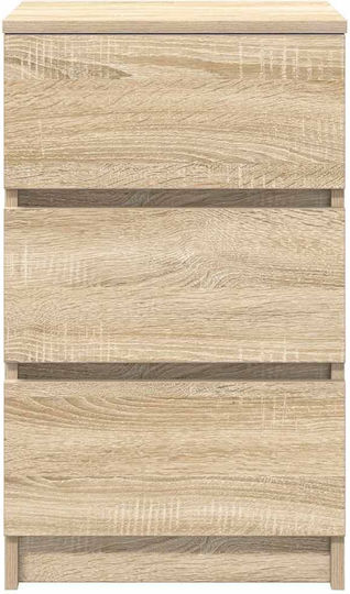 Комоди Дървени Дъб Сонома 2бр 39x35x65см