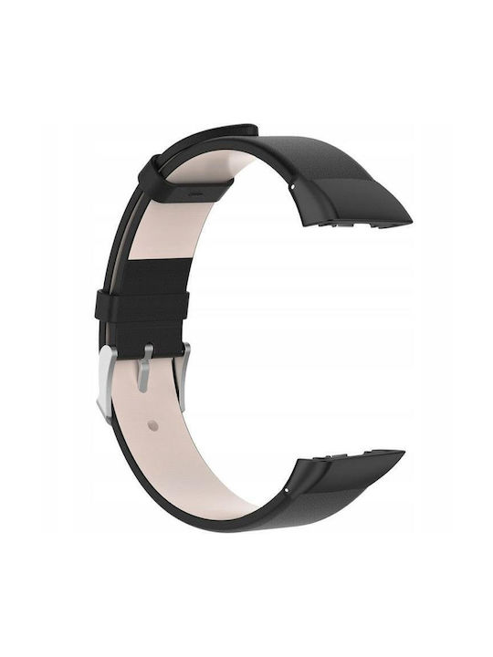 Tech-Protect Λουράκι Δερμάτινο Μαύρο (Honor Band 6)
