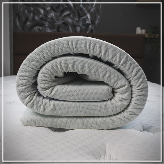 Mattress Topper Single "Aloe Vera" 90x190x4 2etopaloe4-90190