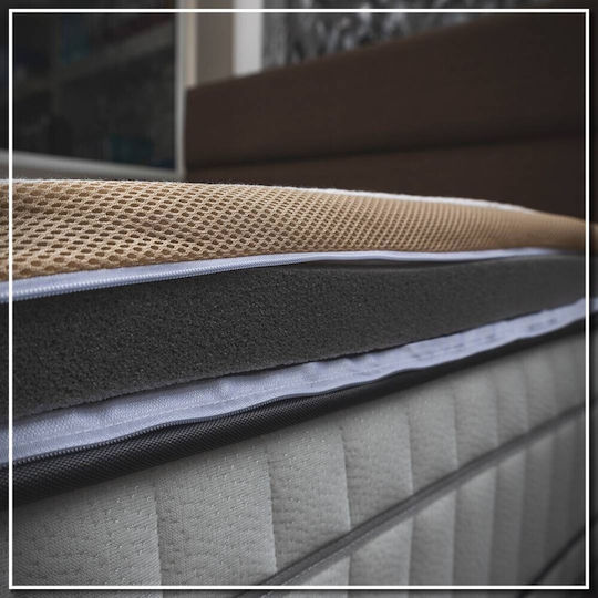 Double Mattress Topper Bamboo 160x200x4 2etopbamboo4-160200