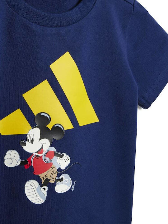 Παιδικό Σετ με Σορτς Καλοκαιρινό 2τμχ Navy Μπλε x Disney Mickey Mouse