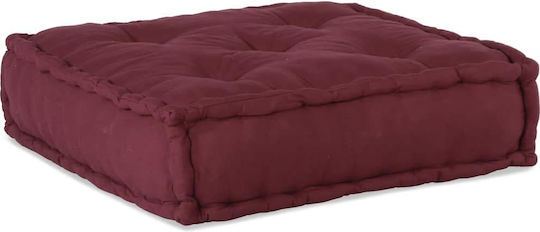 Vidaxl Pouf Modular Vișiniu 70x70x54 Material Roșu