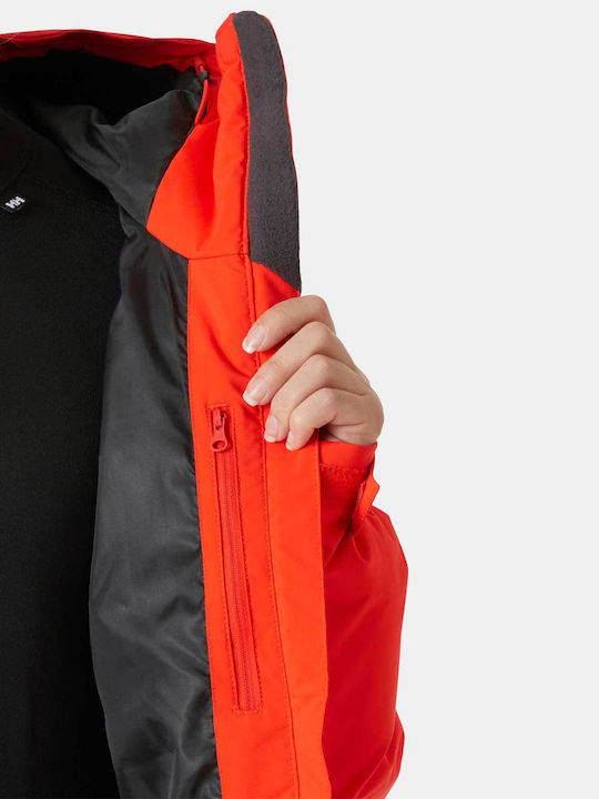 Helly Hansen Nora 65897-147 Γυναικείο Μπουφάν για Σκι & Snowboard Κόκκινο