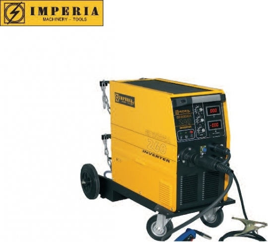 Imperia MIG 260 Welding Machine Inverter MIG / MMA / FCAW with Maximum Welding Current 250A and Duty Cycle 60%