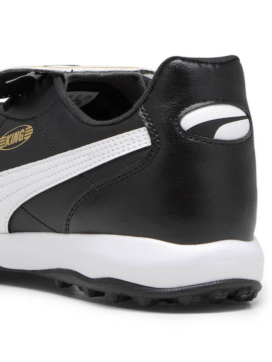 PUMA King Top Ποδοσφαιρικά Παπούτσια με Σχάρα TT Μαύρα