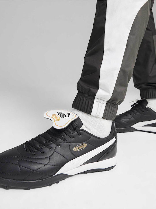 PUMA King Top Ποδοσφαιρικά Παπούτσια με Σχάρα TT Μαύρα