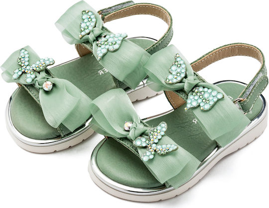 Babywalker Pantofi de botez din Piele Verzi