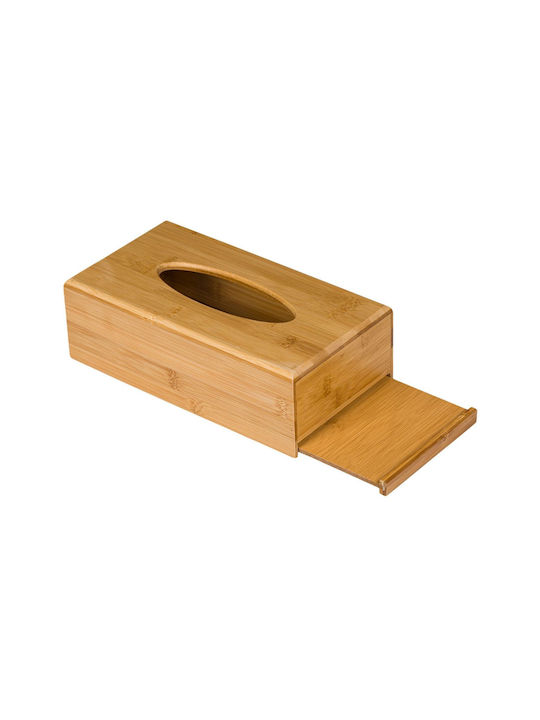 Suport pentru șervețele Lemn Bej 28x15x9cm