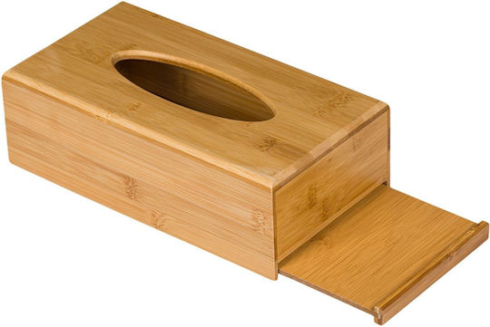 Wooden Napkin Holder Beige 28x15x9cm