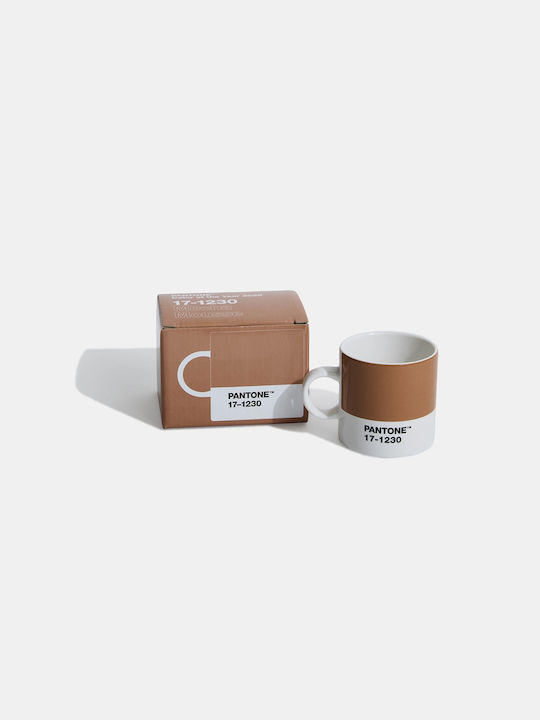 Pantone Φλιτζάνι Espresso από Πορσελάνη Καφέ 100ml 5714985000416